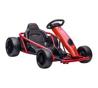 Kids Electric Go Kart Childrens 24V Ride On Car Music Horn Slow Start Red