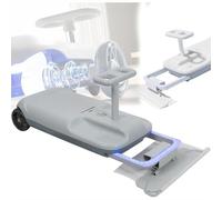 Kids Electric Go Kart with Floor Cleaning Function, Speed Adjustable Ride-On Car with Mood Lights & Storage Bin, Indoor Outdoor Toy for Children