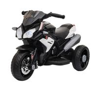 Kids Electric Motorcycle Ride-On Toy Vehicle 6V Battery Music Horn Lights Black