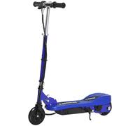 Kids Electric Scooter Childrens Adjustable Folding PU Wheels 7-14 Years Blue