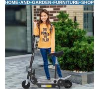 Kids Electric Scooter Foldable Mechanism with 24V Rechargeable Battery Black