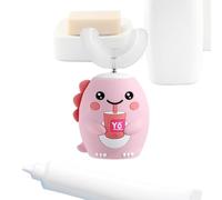 Kids Electric Toothbrush Cartoon Dinosaur Design Battery Powered
