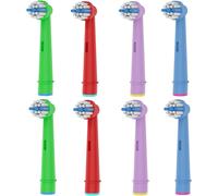 Kids' Electric Toothbrush Heads, High Compatibility with Oral B, Deep Cleaning Extra-Soft Bristles for Sensitive Teeth, Round Brush Head, Colorful for
