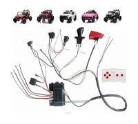 Kids Electric Vehicle Wire and Switch Kit, 2.4G Children Electric Car DIY Modified Wires and Switch Kit with Remote Control, Electric Ride on Car Accessories