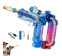 Kids Electric Water Gun with LED Lights & Sound, 32 FT Powerful Automatic Water Pistol Blaster Toys, Large Capacity Water Squirt Guns, Automatic Water Gun Water Pistols Water Toy Guns for Kids (Blue)