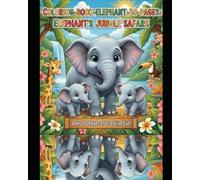 Kids elephant coloring books: children colouring book