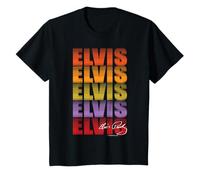 Kids Elvisly Yours Elvis Presley Colour Streaks Kids T-Shirt