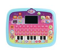 Kids English Tablet Learning Educational Toy with LCD Screen Display, Music & Lights, Learn English Alphabet Toy with Animals, Food, Fruits, Characters, Goods for Preschool Boys Girls 1-4 Years Old