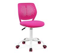 Kids Ergonomic Study Chair Swivel Desk Chair 5 Wheels Adjustable Height