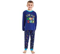 Kids Essentials Boys Gamer Gaming Pyjamas Nightwear Game Over (Game Over, 8-9 Years)