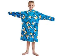 Kids Essentials Boys Sonic the Hedgehog Oversized Fleece Hoodie Hoody Sweatshirt (Sonic the Hedgehog, One Size)