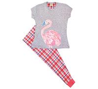 Kids Essentials Girls Flamingo Pyjamas Younger to Teens Short & Long (7-8 Years, Flamingo - Long)