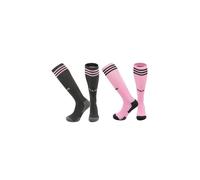 (Kids(EU30-36)) 2 Pack set Football Long Socks for Kids Junior Training Activewear Socks For Inter Miami CF