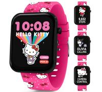 KIDS EUROSWAN SL Hello Kitty Printed Strap Interactive Watch for Hello Kitty Fans with Activity Tracker, Messages, Step Counter, Multiple Dials, Music, Camera, Weather & More!