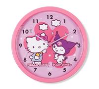 KIDS EUROSWAN SL Hello Kitty Wall Clock, Pink, One Size