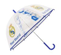 Kids Euroswan TRANSPARENT BELL UMBRELLA 19" MANUAL REAL MADRID FC