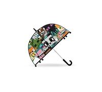 Kids Euroswan - Transparent Umbrella Bell 46 CMS Manual Minecraft, Multi-Coloured (MC00006), Multicoloured, único, Casual