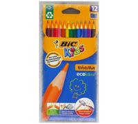 BIC Kids Evolution Colouring Pencils - Assorted Colours, Pack of 12