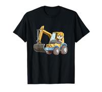 Kids Excavator Cute Construction Digger Machine T-Shirt