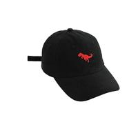 Kids Excavator Dinosaur Baseball Cap - Adjustable Children's Denim Sun Hat with Embroidery for Boys Girls Age 2-8, Vintage Style (A3-Black)