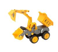 Kids Excavator Toy - Multifunctional Shovel Vehicles, Learning Tool for Play, Wood Alternative Truck, Junior Builder Gear with High-Torque Motion, Hand-Eye Trainer for Digging and Loading