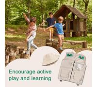 Kids Explorer Vest - Camping Outfit with Hat | Children Costumes for Hike Scavenger Jungle Party Tour Wilderness Zoo Fishing Ranch Camping