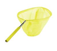 Kids Extendable Fishing Net Butterfly Bug Insect Net Telescopic Handle Garden Toy - Ideal present choice of colours (Yellow)
