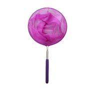 Kids Extendable Telescopic Fishing Mesh Net with Anti Slip Grip for Catching Butterfly Bug Insect Fish Crab| Outdoor Activity Toy for Garden Pond Beach Holiday Summer| Extendable to 84cm (Purple)