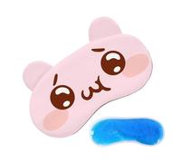 Kids Eye Cover For Sleeping - Soothing Ice Heat | Light Blocking Cartoon Blindfold For Travel | Home Airplane Nap Relaxation, Children's With Gel Pack F´or Autumn Winter