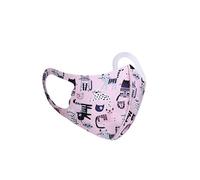 Kids Face Mask Reusable Washable Face Covering for Children Bandana Face Mask, Ice Silk Cotton Face Mask Breathable Safety Mask Protection from Pollution, Baby Pink, 2pcs