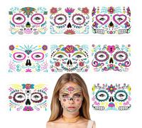 Kids Face Stickers Glow in the Night Temporary Halloween Party Decals
