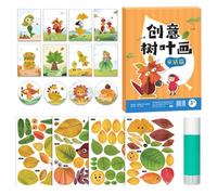 Kids Fall Craft Kit - 9.84x7.09 Inch Handmade Leaf Project Set for Creativity, Fun Educational Activity with Safe Materials, Autumn Crafting Supplies for Toddler Teens Girls Boys Children