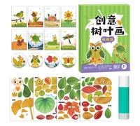 Kids Fall Craft Kit - Handmade Nature Leaf Kit for Children, Autumn Crafting Project Set, Creative Art Supplies for Teens, Girls, Boys, Home, School, Classroom, 9.84x7.09 Inches