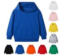 Kids Fall Hoodie Long Sleeve Oversized Pullover Tops Hooded Sweatshirts Solid Cute Lightweight Clothes Teen Boys Girls Fall Preppy School Casual Hooded Coats (Grey, 9-10 Years)