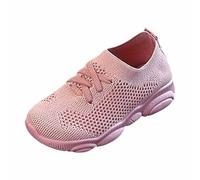 Kid's Fashion Glitter Sneakers Athletic Walking Girl's Cute Sportschuhe Casual Lightweight Light Up Trainers Boys' Handsome Shoes Little Kid/Big Kid Pink