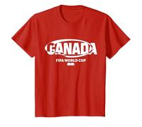 Kids FIFA World CUP26 Qualifier Canada Team Color T-Shirt