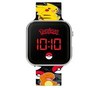 Kids Film And Cartoon Pokemon Black Printed Strap | Acotis - Stainless Steel