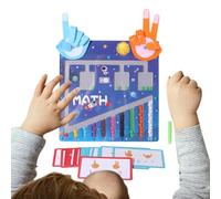 Kids Finger Counting Math Number Maze - Magnetic Color and Number Maze Number Counting - Fine Motor Skills Homeschool Teaching Supplies for 2-4 Years Old Girls Boys