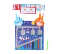 Kids Finger Counting Math Number Maze, Magnetic Matching Learning Counting Puzzle Board, Early Education Teaching Aids for 2-4 Years Old Preschool Kids