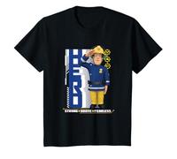 Kids Fireman Sam Official Hero T-Shirt T-Shirt