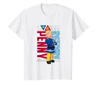 Kids Fireman Sam T-Shirt, Official, Penny, Multiple Colours T-Shirt