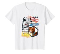 Kids Fireman Sam T-Shirt, Radar & Lion, Multiple Colours T-Shirt