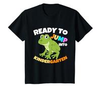 Kids First Day Frog Ready to Jump Into Kindergarten T-Shirt
