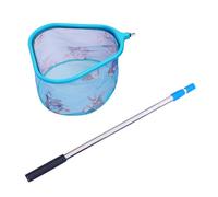 Kids Fishing Net Telescope Stainless Steel Rod Handle Portable Folding Folding Fish Landing Net Safe Catch Fish Kids Butterfly Catch Net