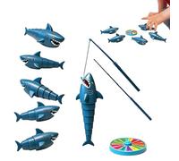 Kids Fishing Toy Game, Educational Catching Set, Sturdy with Retractable Rod System, Fun Interactive Board Game for Family Playtime Setup, Minimal Learning Design for Preschool Use