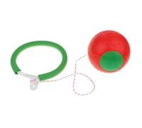 Kids Fitness Ankle Skip Ball Hop the Rope Swinging Toy Outdoor Sports Red