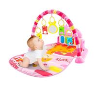 Kids Fitness Mat - Size 75cm x 58cm, Removable Hanging Toy, Electronic Music Function, Skin-Friendly Material | For Kids Sensory Development, Apprend