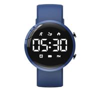 Kids Fitness Tracker Watch, Digital Steps Counter, Boys Girls Waterproof Wristwatch with Step Counting/Distance/Calories/Stopwatch/Alarm Clock, Great Xmas Gift for Children Teens (Deep blue)