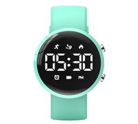Kids Fitness Tracker Watch, Digital Steps Counter, Boys Girls Waterproof Wristwatch with Step Counting/Distance/Calories/Stopwatch/Alarm Clock, Great Xmas Gift for Children Teens (Green)
