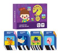 Kids Flash Cards - Baby Cognitive Flash Cards - Educational Toy Early Childhood Learning Machine for Ages 4-6 Boys Girls Outdoor Homeschool Classroom Birthday Kindergarten Home Preschool